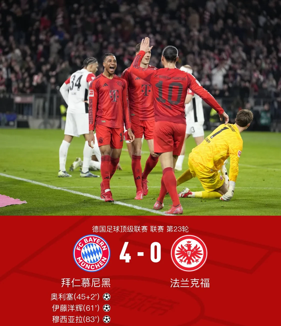 拜仁轻取曼联，佩德里统治全场