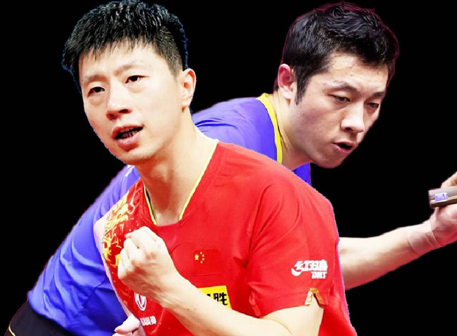 德国乒乓球队鏖战波兰乒乓球队，马龙完成帽子戏法